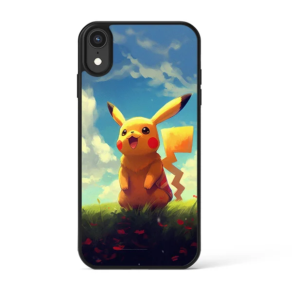 قاب گوشی، کاور گوشی انیمه Pikachu & Eevee Cute Sky Matching کد طرح b-5511